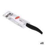 Quttin Coltello da Cucina Quttin Santoku Ceramic Bianco Nero 13 cm (12 Unità)