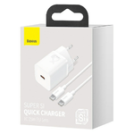 Baseus Caricabatterie da Parete Baseus Super Si Bianco 25 W