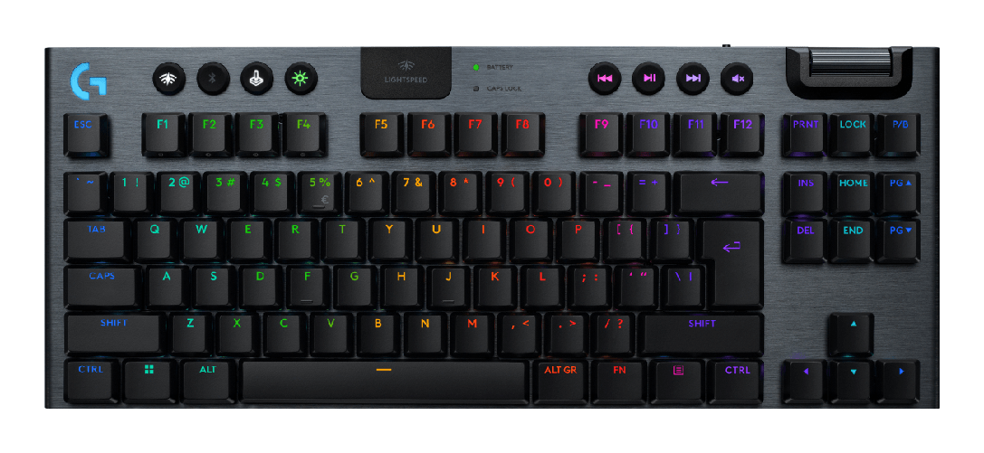 Logitech G G915 X LIGHTSPEED tastiera Gaming USB + RF Wireless + Bluetooth QWERTY US International Nero