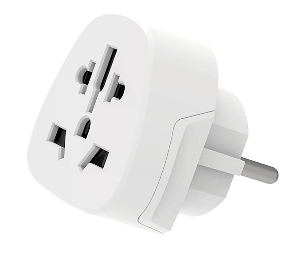 Ewent EW1480 adattatore per presa di corrente Universale Bianco