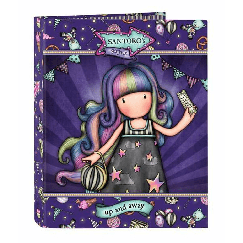 Gorjuss Raccoglitore ad anelli Gorjuss Up And Away Viola 26,5 x 33 x 4 cm