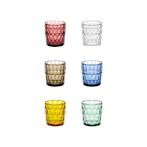 GUZZINI 6 BICCHIERI ACQUA VANITY COLOR