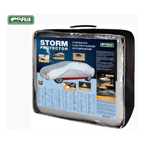 CO RA Telo copriauto co ra st75 storm protector antigrandine argento