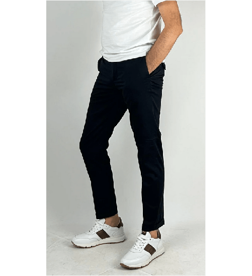 0/ZERO CONSTRUCTION PANTALONE 0 ZERO CONTRUCTION UOMO JOSH D 26SP JOS102 2373 BLU ORIGINALE PE 2025