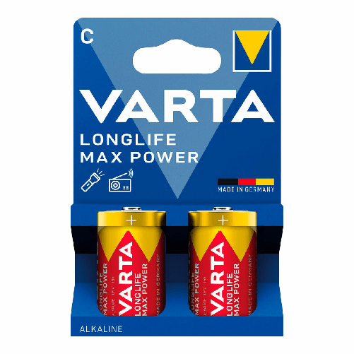 Varta Batterie Varta longlife max power 1,5 V Tipo C LR14 (2 Unità)