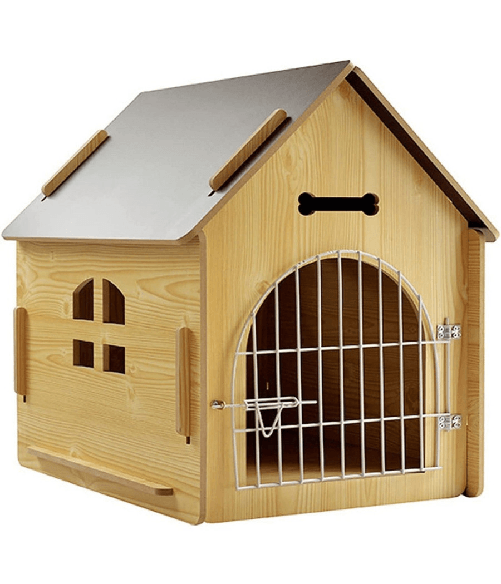 TrAdE Shop Traesio  Cuccia Casa Gabbia Cane Cani Di Taglia Grande Per Interno Esterno 80 X 55 X 74cm -