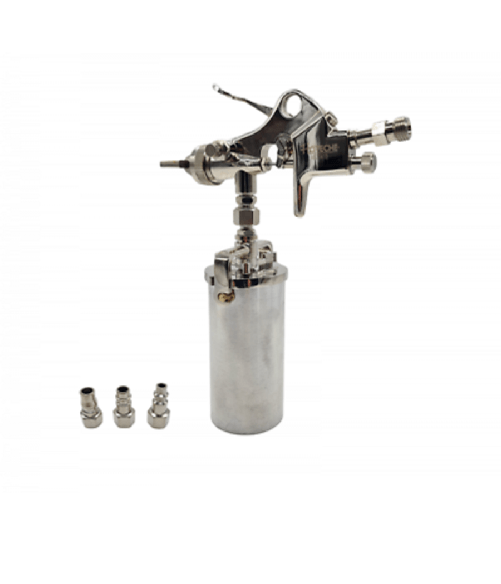TrAdE Shop Traesio Pistola Aerografo Verniciatura A Spruzzo Professionale 1.5 Mm 200 Ml A831413 -