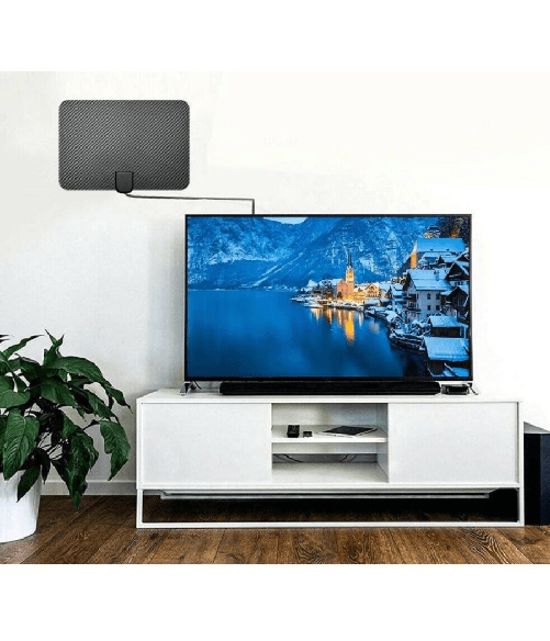 TrAdE Shop Traesio Antenna Amplificata Tv Digitale Terrestre Interna Hdtv 1080p Vhf / Uhf 29db -