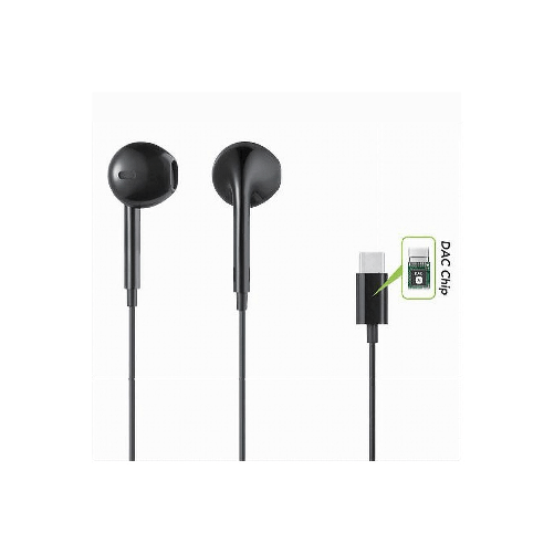 MaxTech Auricolare In-ear Cuffie 1.2mt Connettore Type-c Dac Chip Per Smartphone Au-tc01 -
