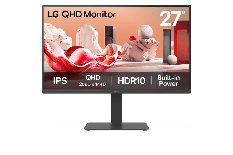 LG 27BA45QB-B.AEU Monitor PC 68,6 cm (27") 2560 x 1440 Pixel Quad HD LCD Nero