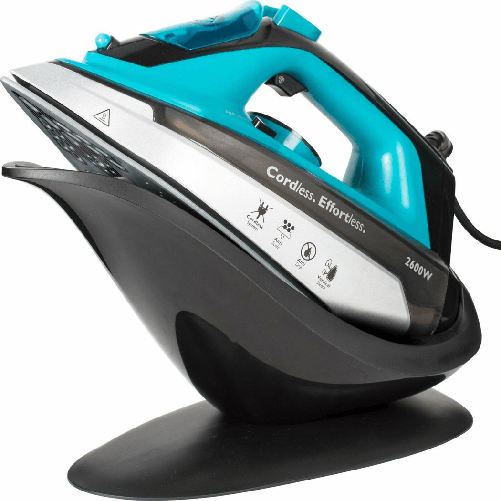 TrAdE Shop Traesio Ferro Da Stiro A Vapore 2600w Con Caldaia Piastra In Ceramica Cordless -