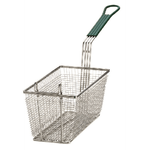 Tablecraft cesto rettangolare per frittura manico verde in acciaio inox qualità professionale