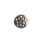 Tre spade raut, piastra per tritacarne 22 foro 14 acciaio inox auto affilanti qualità professionale