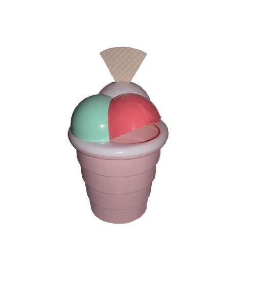 Trix gomma dolce vita, portarifiuti, pattumiera h 64 cm, in plastica colorata