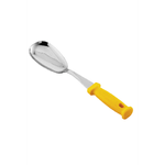Lilly codroipo cucchiaione dosatore ovale cm 34x7, per pizzaiolo in acciaio 18/10