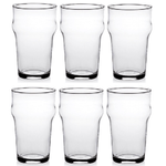 Cerve nonik, set 6 bicchiere birra cl 59 in vetro