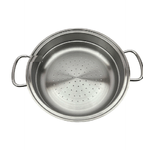 Gnali cestello universale cm 24 per cottura a vapore, in acciaio inox