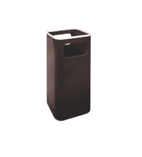 Giganplast kappa gettacarte con piatto posacenere nero 23x23 h 52