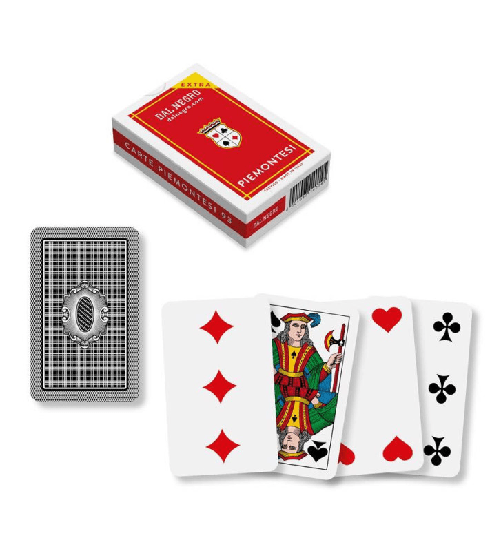Dal negro piemontesi extra, carte da gioco regionali