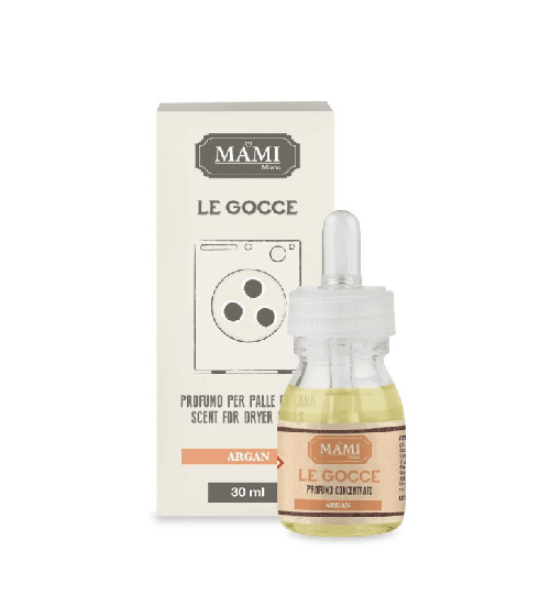 Mami milano argan, le gocce 30 ml, profumate per asciugatrice