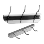Lilly codroipo supporto pala in acciaio inox con 3 ganci