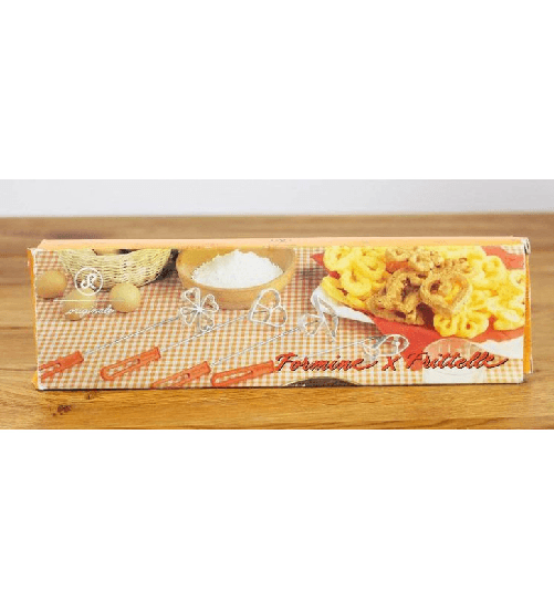 PCF Produzione Coltellerie Fraraccio  Tre erre set di 4 stampi per frittelle, in alluminio pressofuso qualità extra