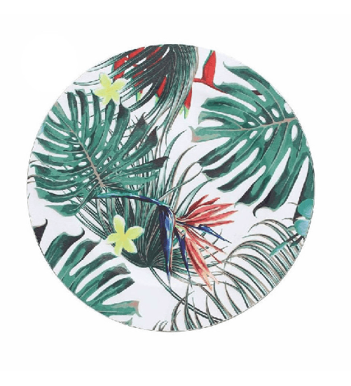 Tognana Andrea fontebasso hibiscus, set 6 segnaposto in plastica e silicone, qualità extra