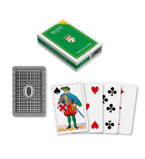 Dal negro toscane extra, carte da gioco regionali
