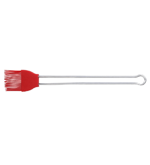 GP & me GpEme pennello in silicone per alimenti con manico in acciaio inox, lunghezza 37 cm.