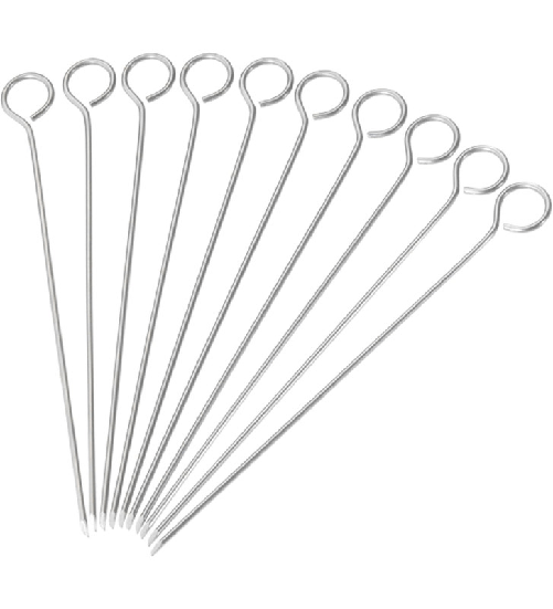 Westmark - Fackelmann spiedini cm 10 per involtini ad ago ,in acciaio inox