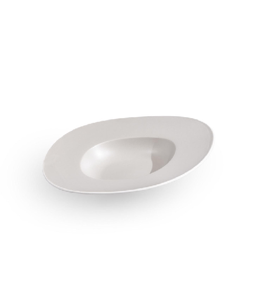 Fade piatto pasta bowl in porcellana cm 27x25 gourmet convivio grey