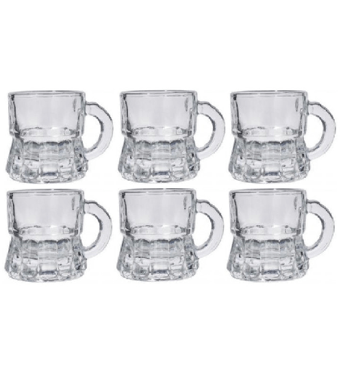 Kesper Kasper, set 6 bicchieri da liquore 15ml , mini boccale