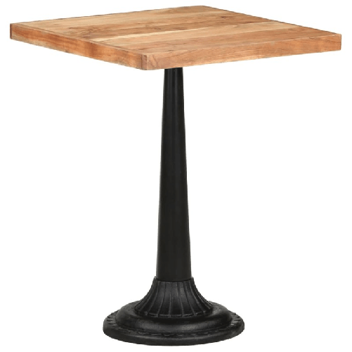 VidaXL Tavolo da Bistrot 60x60x76 cm in Legno Massello di Acacia