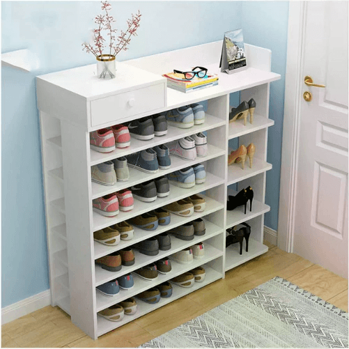 Cecaro group Scarpierain legno a 8 ripiani 106x80x35 cm