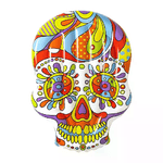 Bestway Salvagente Gonfiabile Cavalcabile 193x141 cm Pop art barcellona teschio skull