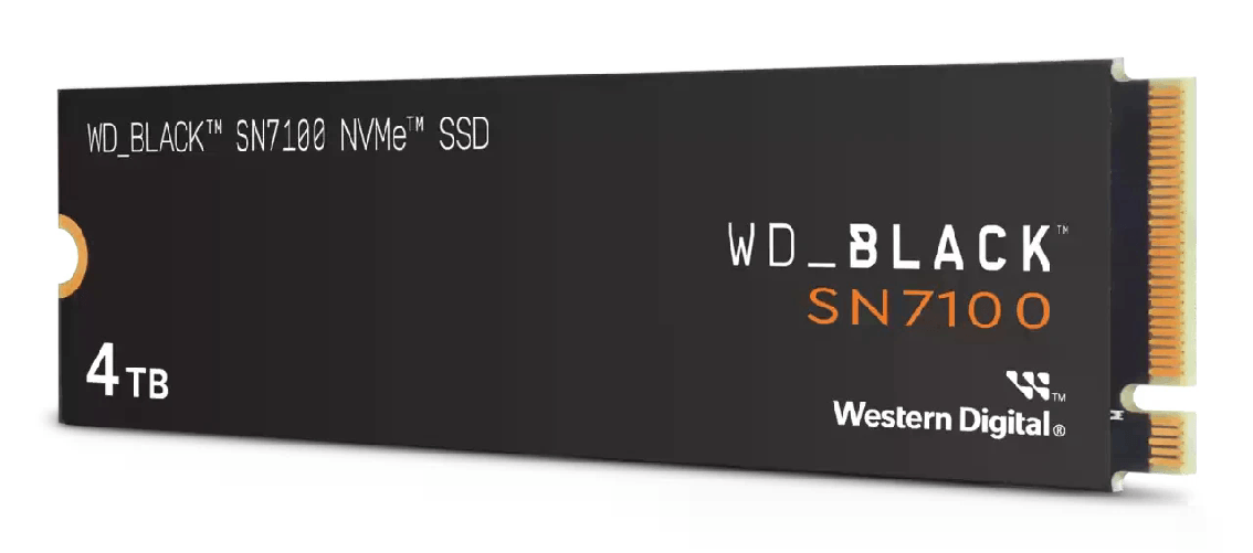 Sandisk Western Digital Black SN7100 4 TB M.2 PCI Express 4.0 NVMe 3D TLC NAND