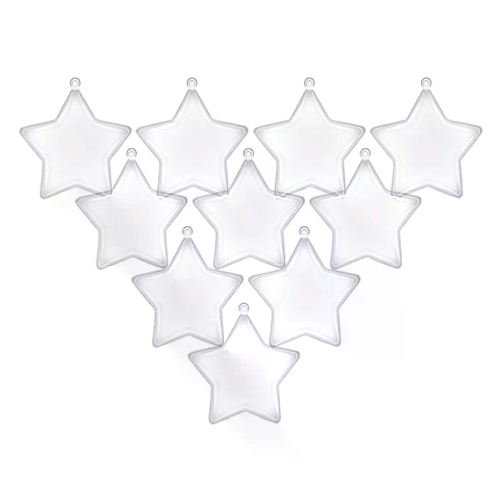 ANTHONY PETERS                                               Stelle Trasparenti Riempibili 10 Pezzi