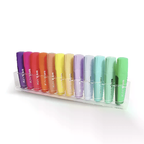 POOL OVER Set Evidenziatori Tinta Unita 12 Colori - Per Studio e Ufficio