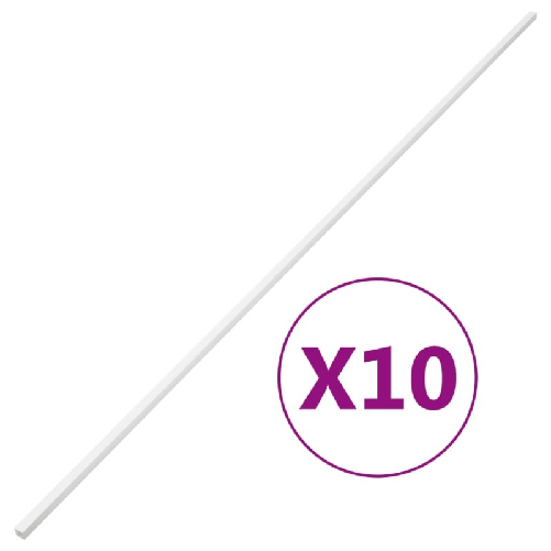 VidaXL Canalina per Cavi 15x10 mm 10 m in PVC