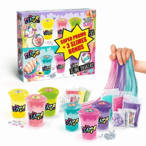Canal Toys Set di Plastilina Canal Toys Agitadores de slime 3 + 3 extra