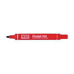 Pentel Pen N50 Marcatore Permanente Punta Conica rosso 12 Pezzi