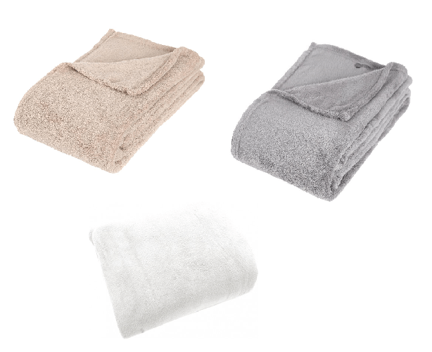 SHOPPING IN RETE MORBIDA COPERTA PLAID IN PILE 130X160cm CALDA COPERTA INVERNO