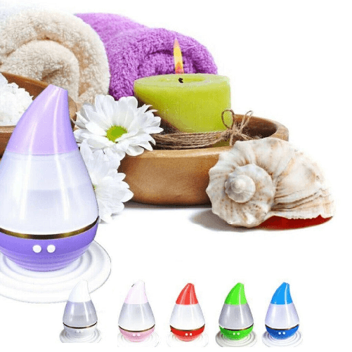 SHOPPING IN RETE UMIDIFICATORE AROMI AROMATERAPIA ULTRASUONI GOCCIA LED 250ML DIFFUSORE AUTO CASA
