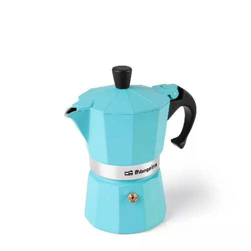 Orbegozo KFV 345 caffettiera manuale Moka Blu