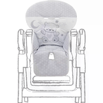 ITALBABY                                                      Rivestimento Seggiolone in Pvc Jolie Grey (Ricambio)
