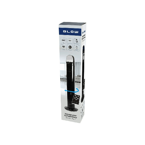 Blow Ventilatore a Piantana Blow 44-075# Nero 90 W