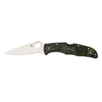 Spyderco Spyderco ENDURA 4 FRN ZOME GREEN FLAT C10ZFPGR