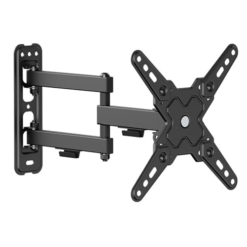 Value supporto tv parete 13-43" 20kg 3 rotazioni nero ro17.99.1235