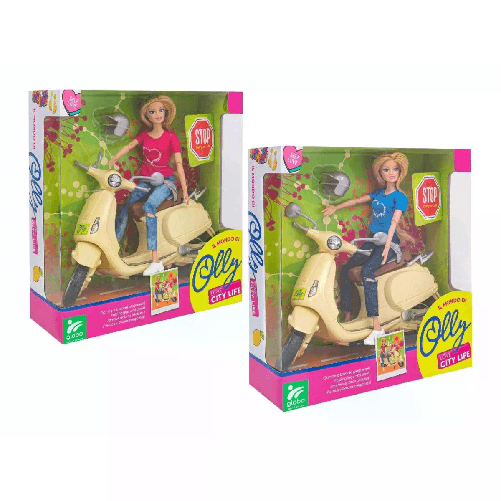 Globo Olly Bambola Fashion C/Scooter 41102 Ass.