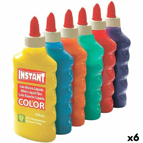 Playcolor Colla gel Playcolor Instant Multicolore 6 Pezzi 180 ml
